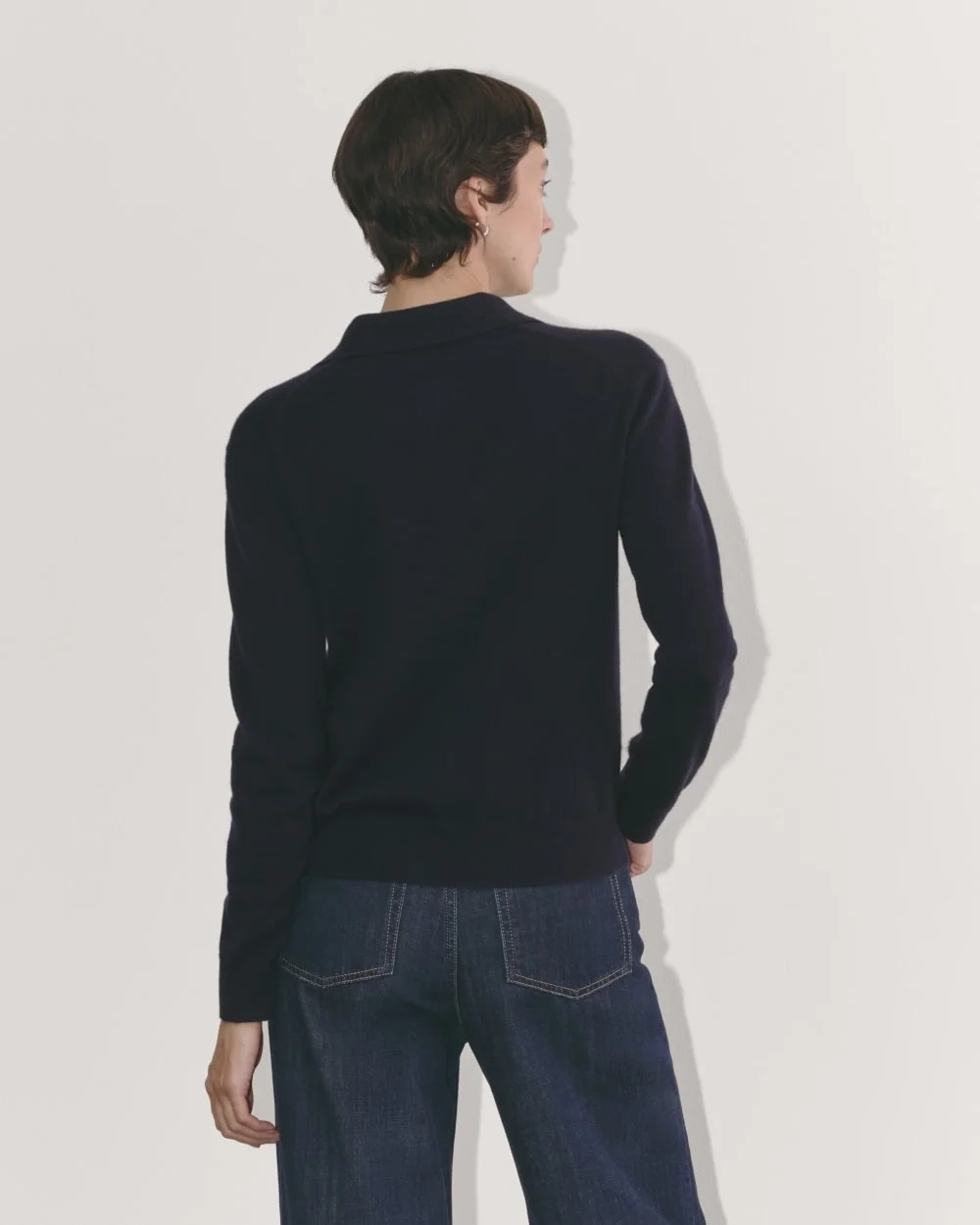 The Classic Polo in Cashmere | Navy (3)