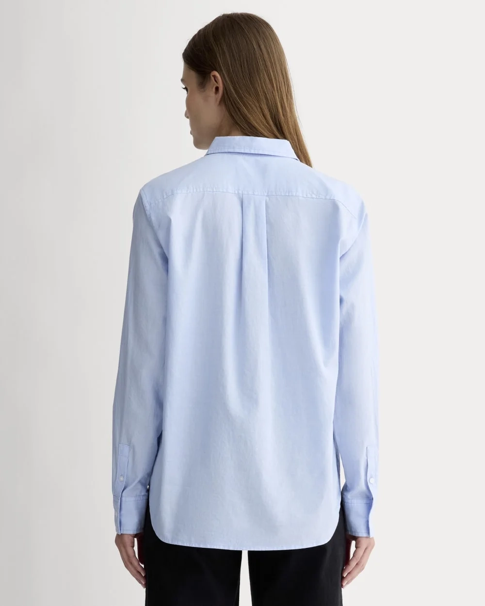 The Must-Have Shirt in Silky Cotton | Pale Blue (4)