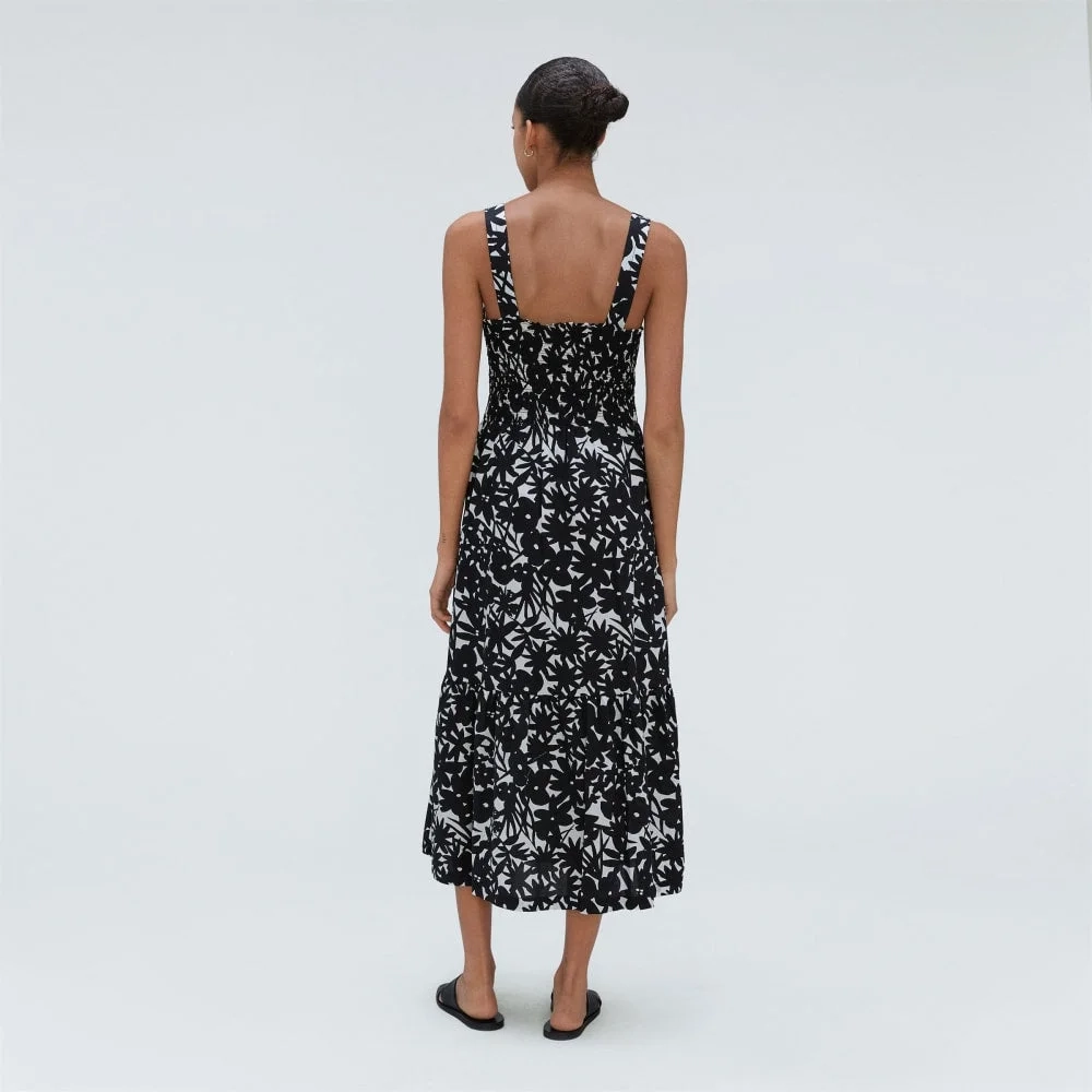 The Smock Dress | Black / Canvas Floral (4)