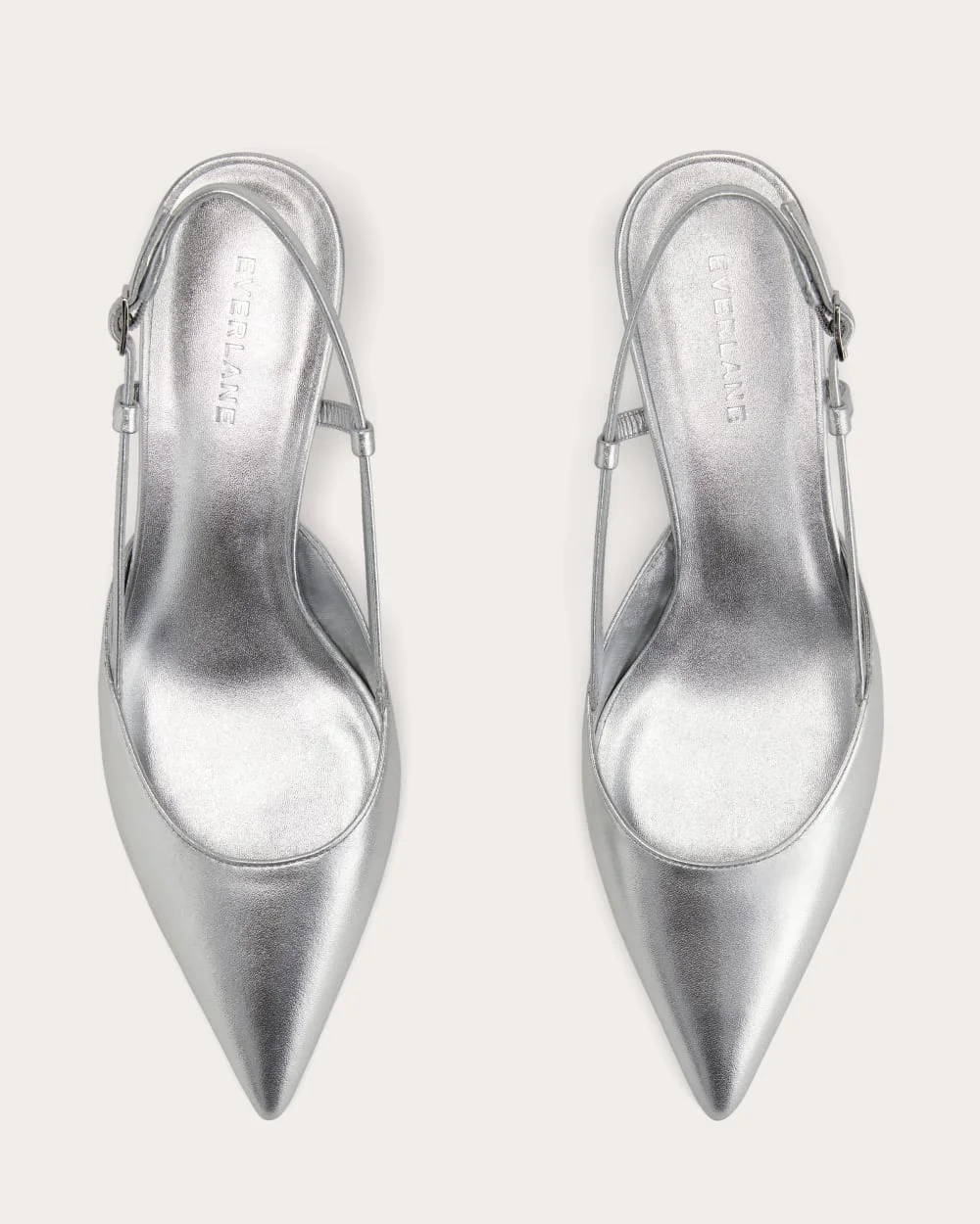 The Studio Slingback Heel | Silver (4)