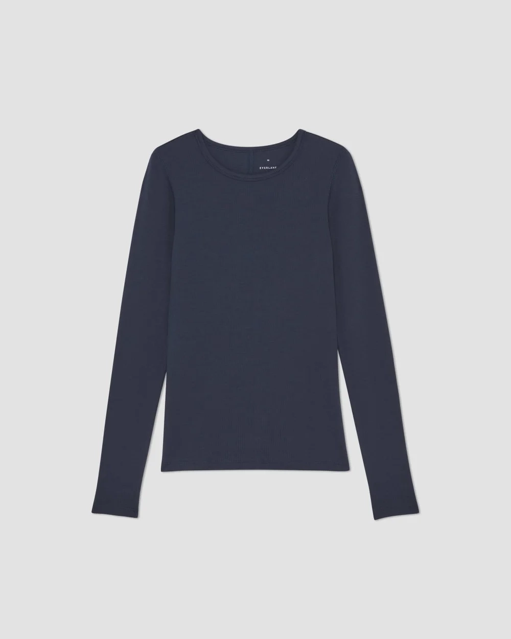 The Luxe Rib Long-Sleeve Crew | Navy (3)