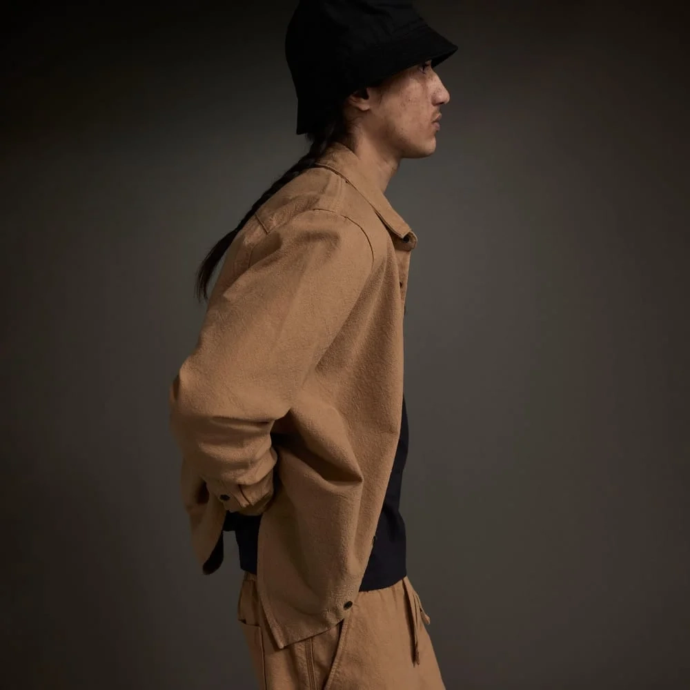 The Canvas Organic Cotton Overshirt | Cappuccino (7)