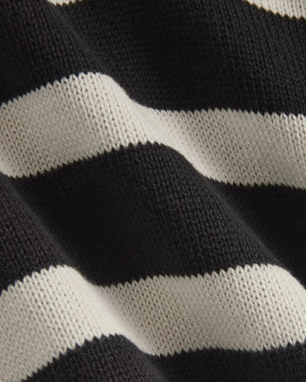 The Boxy Polo in Everyday Cotton | Black / Canvas (5)