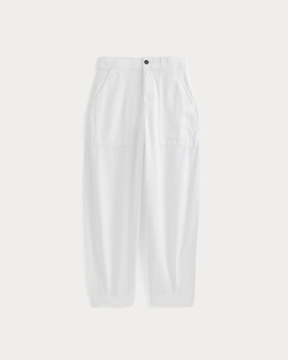 Patch Pocket Ballon Pant in Buttersoft | White (5)