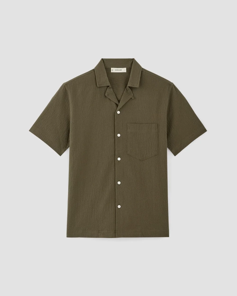The Seersucker Short-Sleeve Shirt | Beech (4)