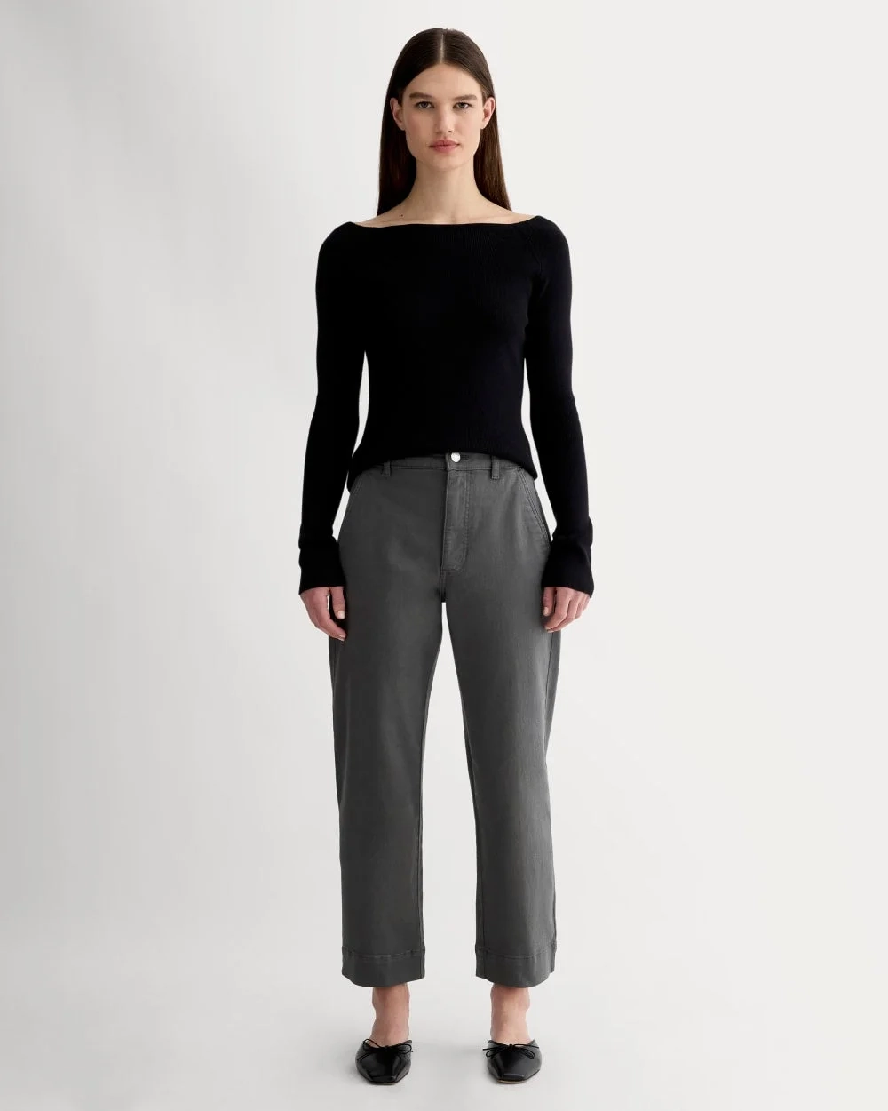 The Utility Straight-Leg Pant | Graphite | 26.5" Inseam