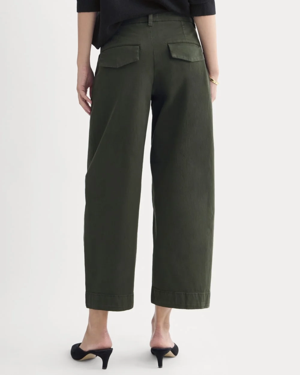 Cotton Twill Chino | Dark Green (4)
