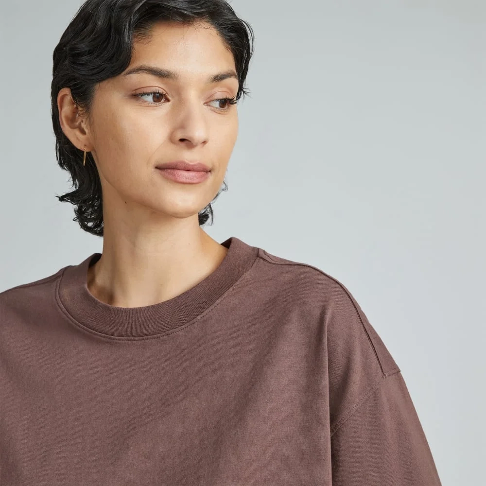 The Premium Weight Relaxed Tee | Chocolate Brown (4)