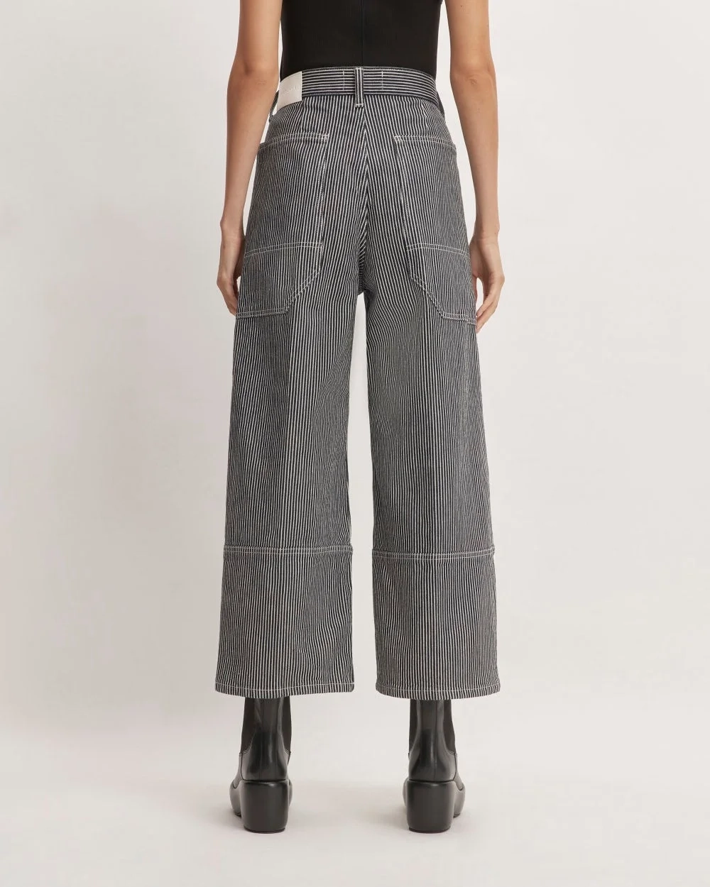 The Way-High® Gardener Cropped Jean | Hickory Stripe (6)