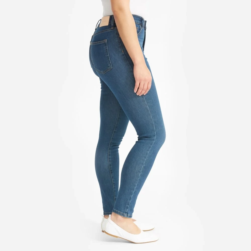 The Authentic Stretch High-Rise Skinny | Mid Blue | 28.5" Inseam (12)