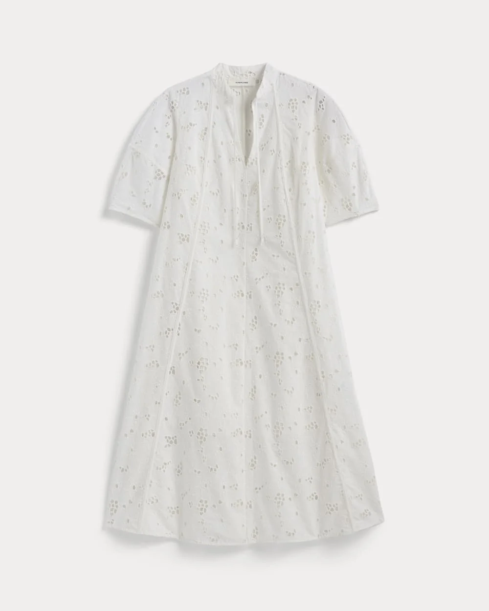 The Eyelet Midi Dress | Bone (3)