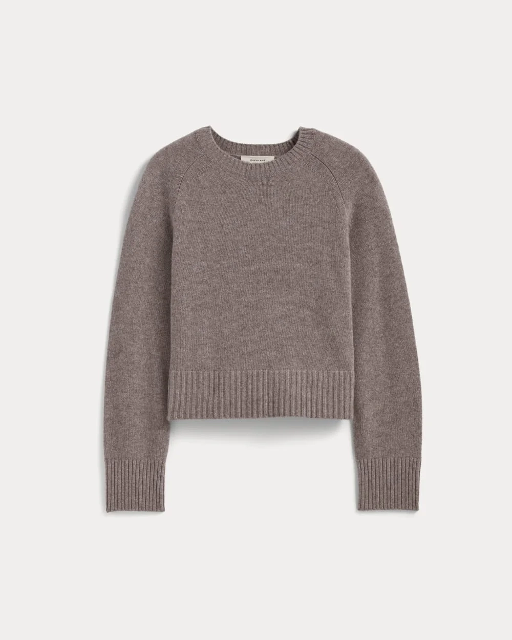 The Boxy Crew in Cashmere | Light Heathered Taupe (4)