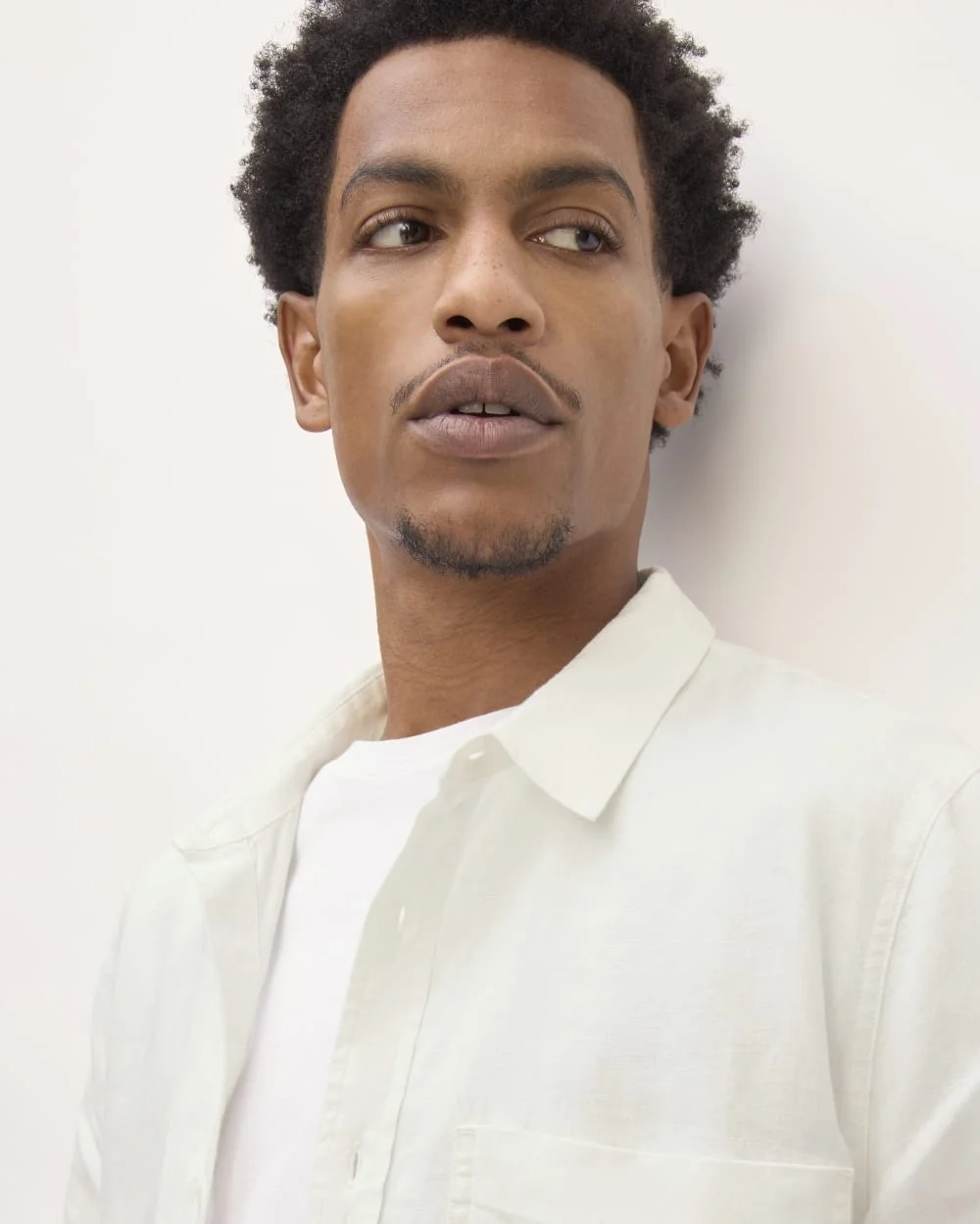 The Linen Straight Hem Shirt | White (4)