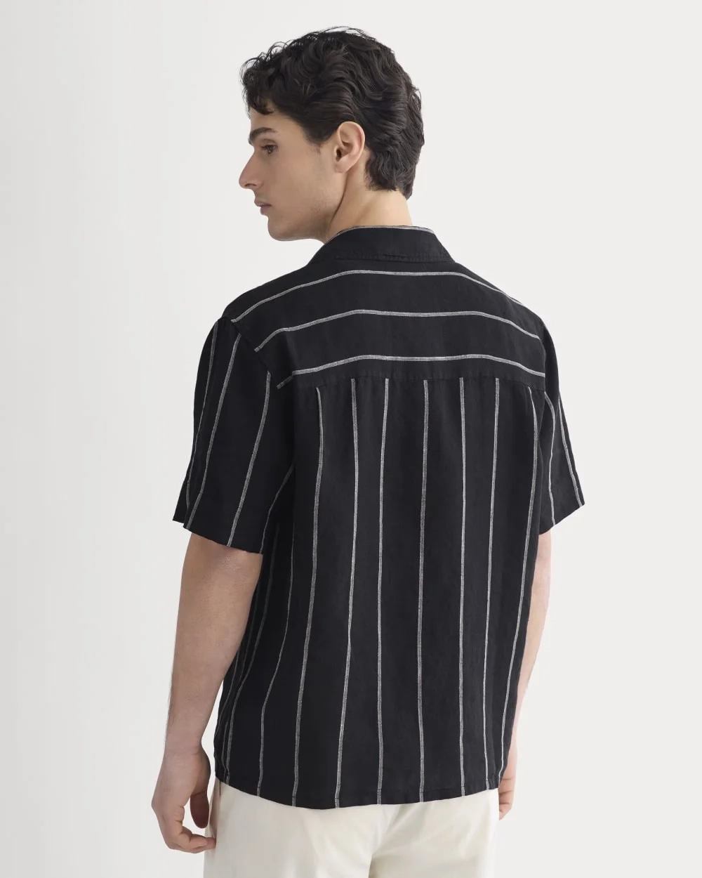 Linen Resort Shirt | Black (5)