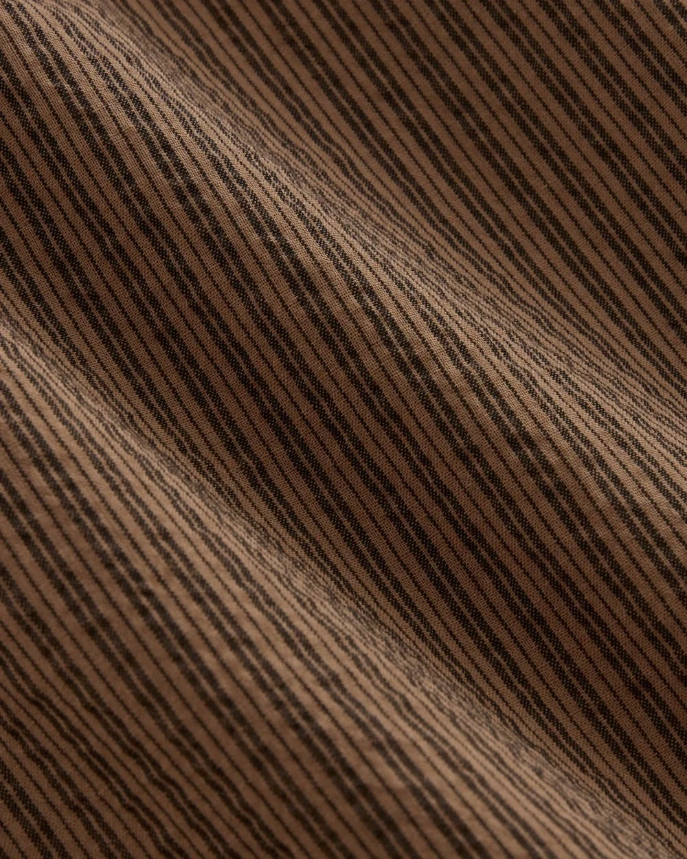 The Gauze Gathered Top | Carob Brown / Black (5)