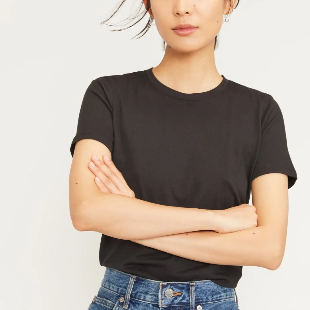 The Organic Cotton Crew Tee | Black (5)