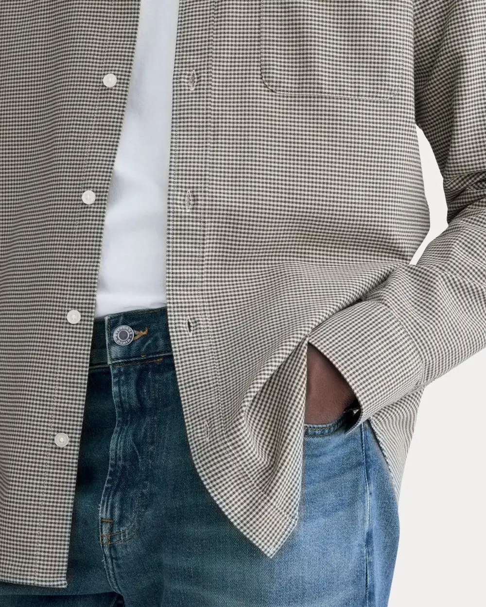 The Slim Oxford Shirt | Forest Night Gingham | Standard (5)