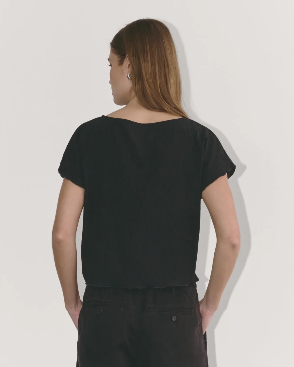The Crinkle Top | Black (5)