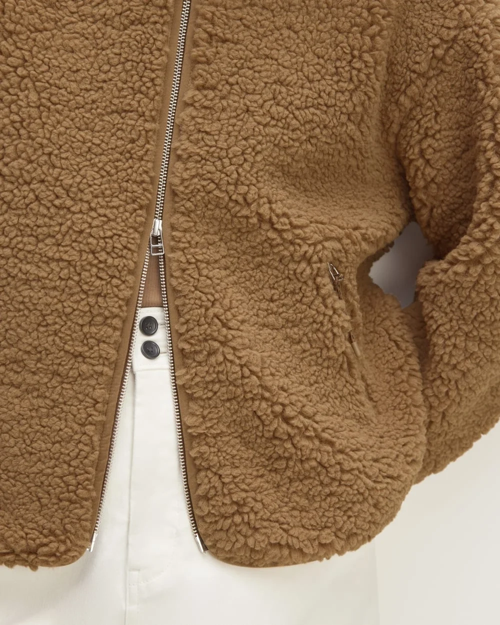 The ReNew Fleece Full Zip | Toasted Coconut (5)