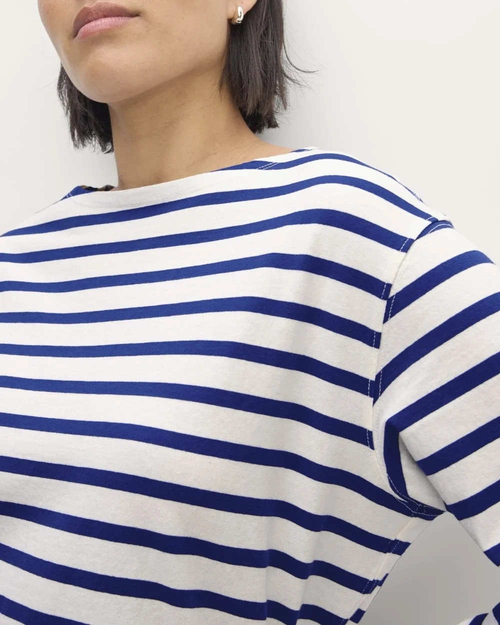 The Mariner Dress | Bone / Mazarine Blue (5)
