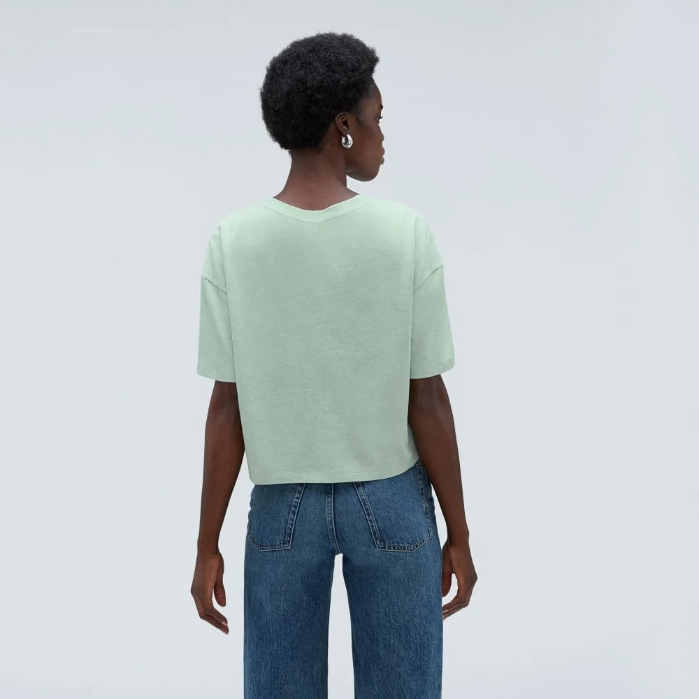 The Vintage Henley Hemp Tee | White Sage (5)