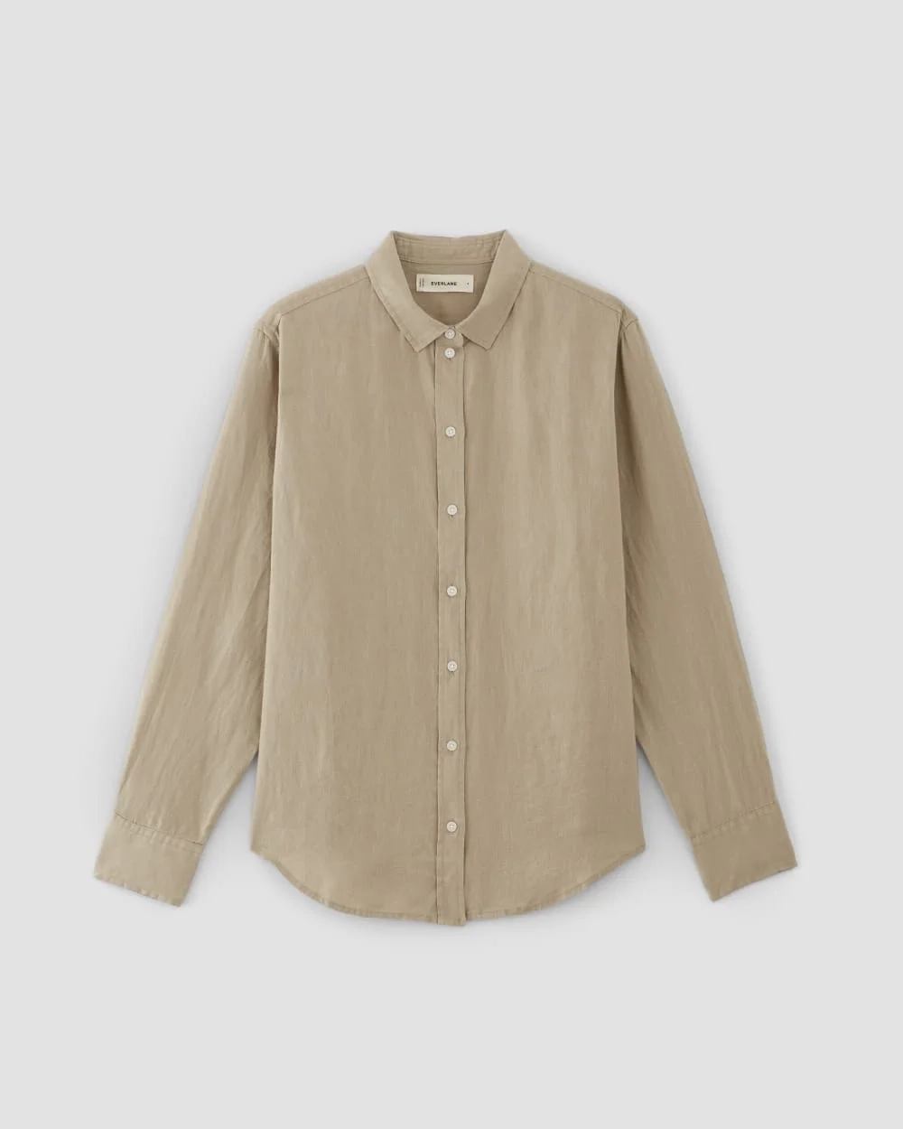 The Must-Have Shirt in Linen | Trench Coat Khaki (6)