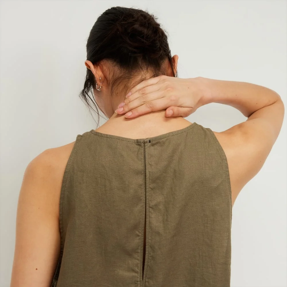 The Linen High-Neck Tank | Kalamata (5)