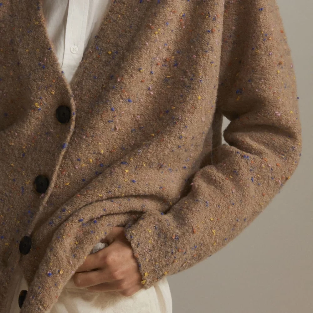 The Confetti Cardigan | Taupe Multi (7)