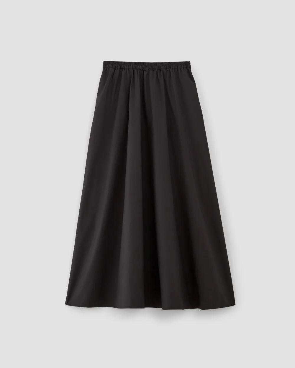 The Supima® Pull-On Maxi Skirt | Black (4)