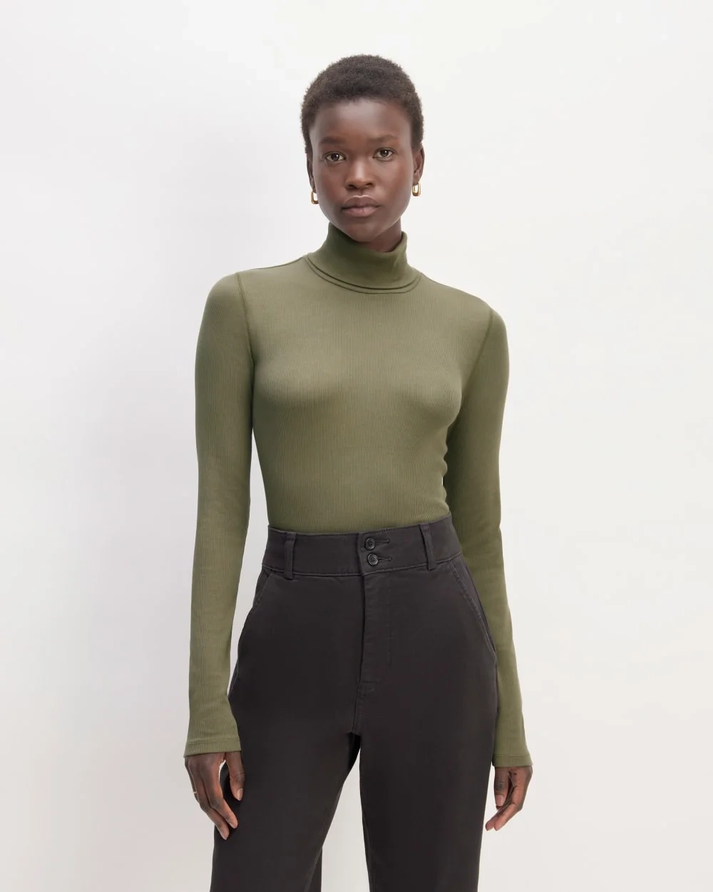 The Luxe Rib Turtleneck | Kalamata (2)
