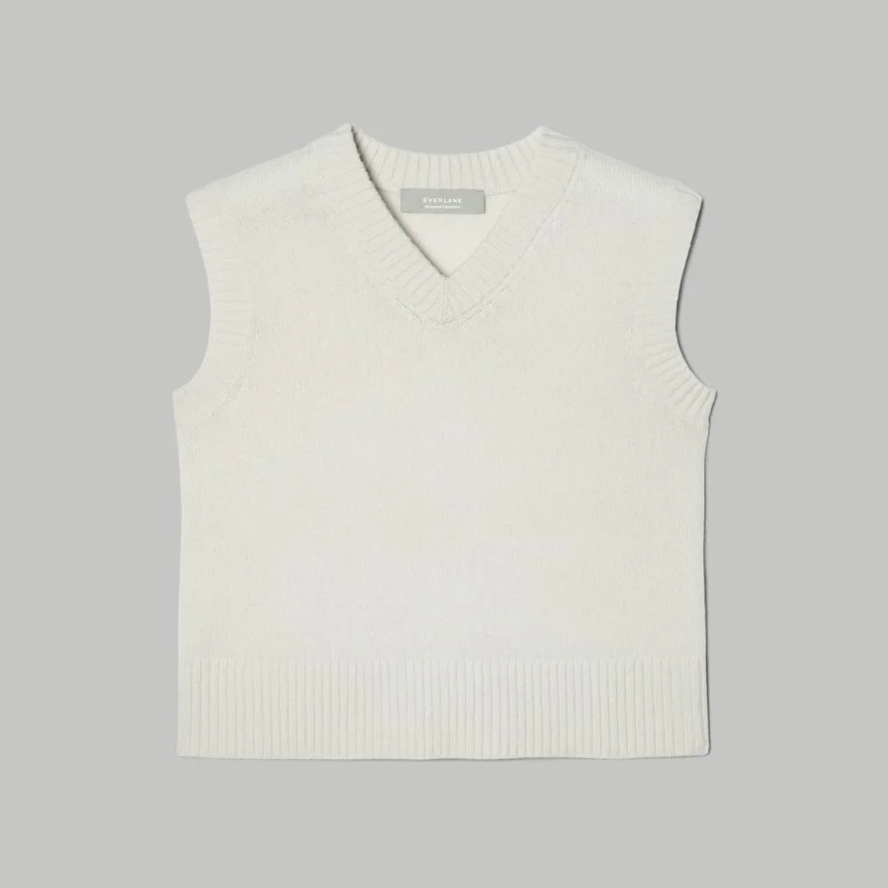 The Cashmere Vest | Bone (4)