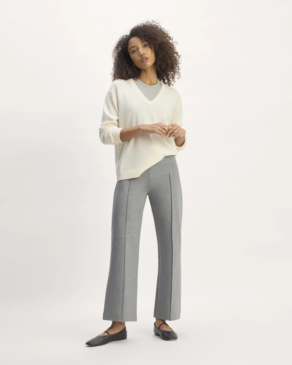 The Dream Trouser | Mid Heather Grey