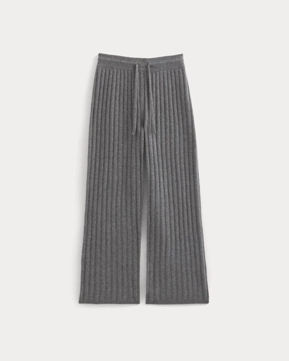 Straight-Leg Pant in Wool Cashmere | Heather Charcoal (3)
