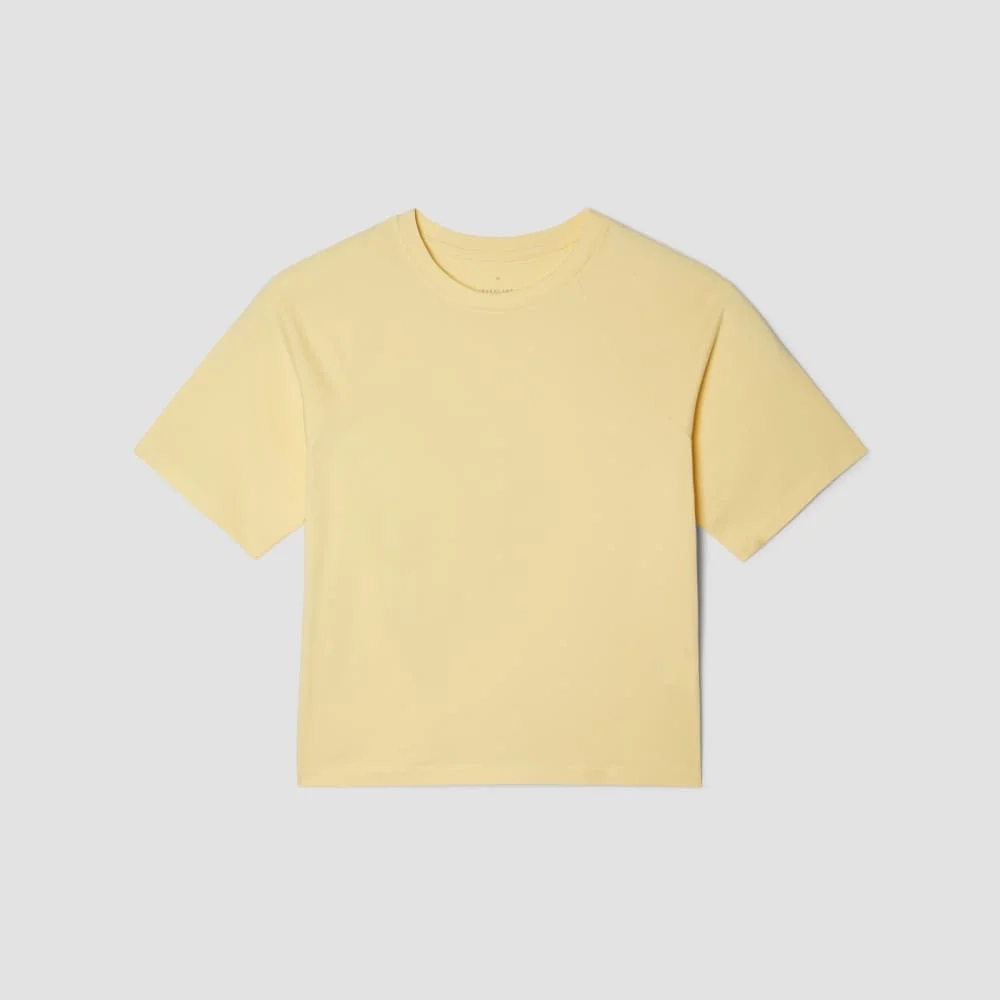 The Organic Cotton Raglan Tee | Pale Yellow (3)