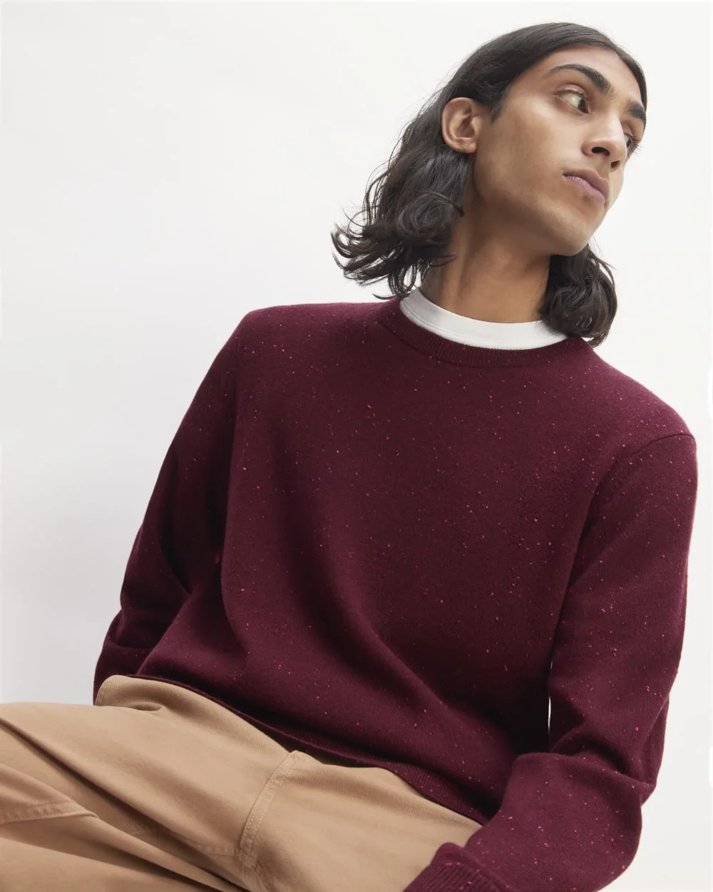 The Cashmere Crew | Burgundy Donegal (6)