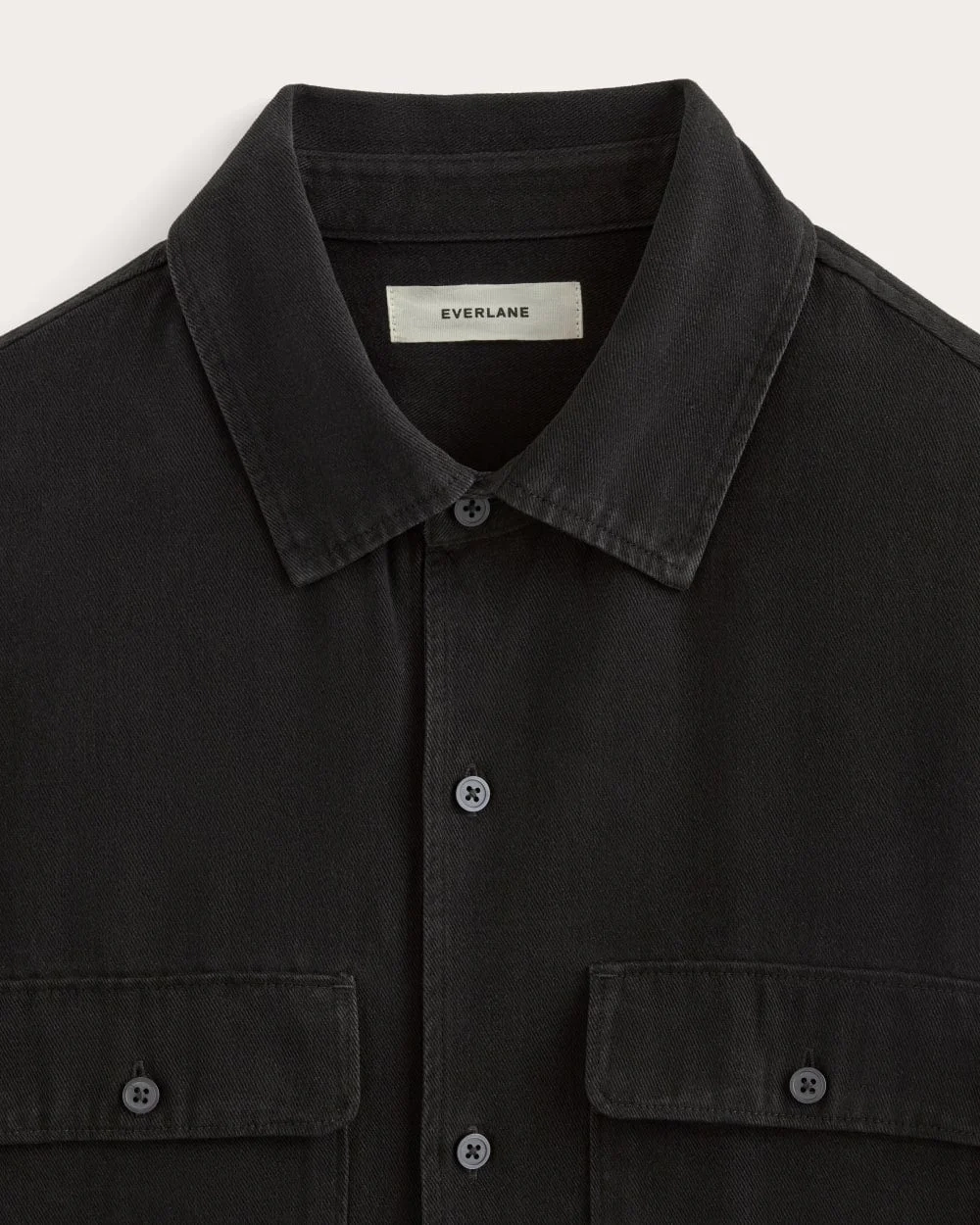 The Relaxed Utility Shirt in Buttersoft | Black (4)