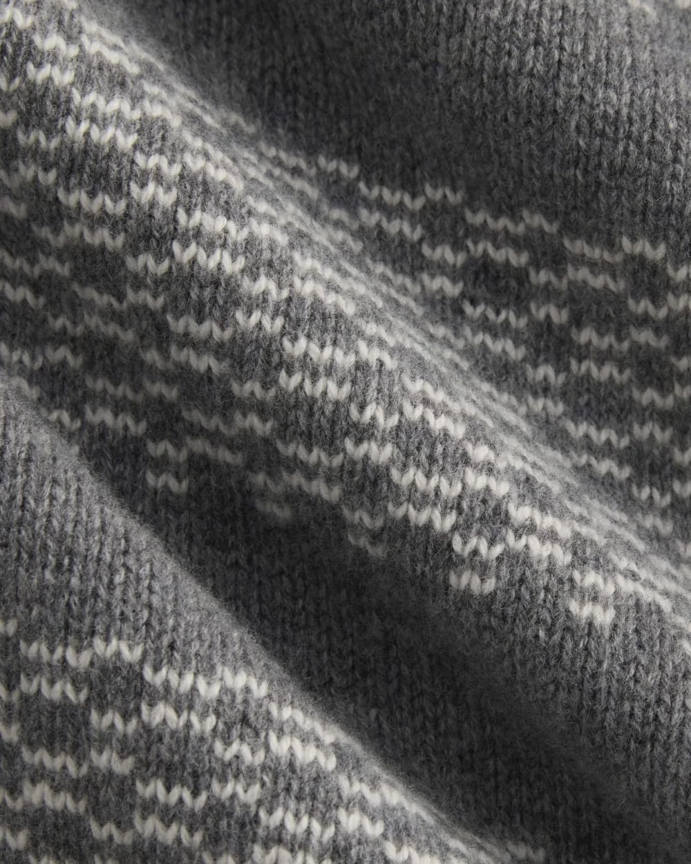 Nordic Cropped Boxy Crew in Luxe Merino | Heathered Mid Grey (3)