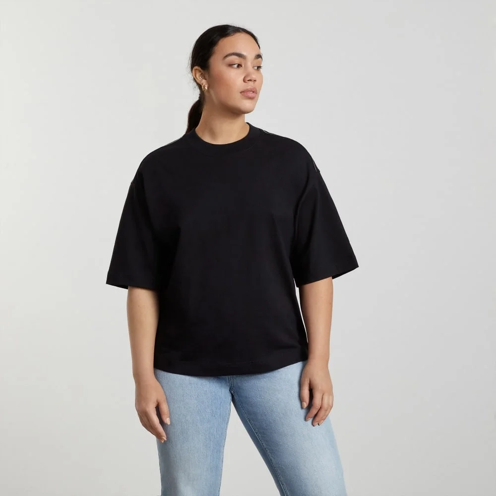 The Premium Weight Relaxed Tee | Black (4)