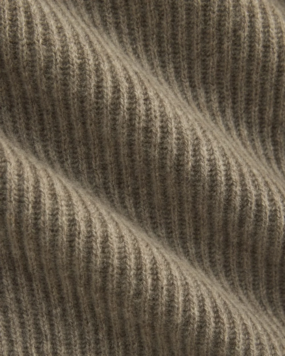 The Cocoon Crew in Wool Cashmere | Light Heathered Taupe (5)