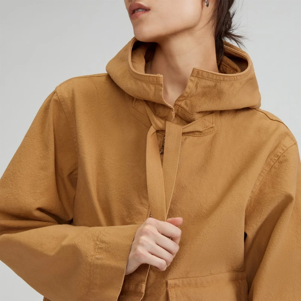 The Canvas Organic Cotton Anorak | Cappuccino (4)
