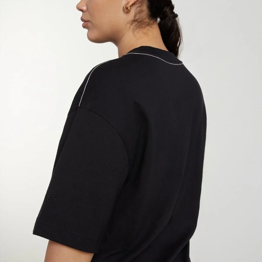 The Premium Weight Relaxed Tee | Black (5)