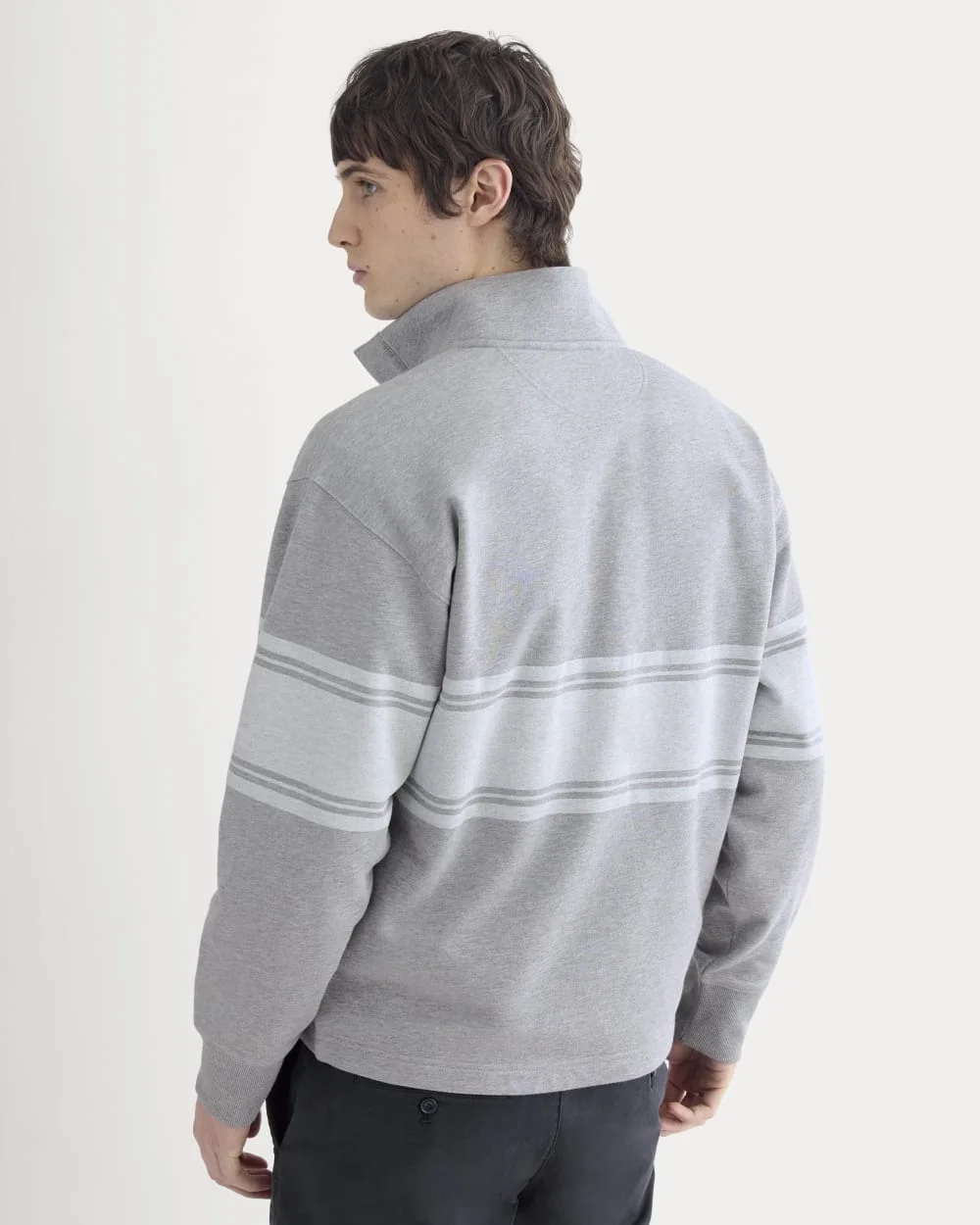 Off-Duty Terry Pullover | Vintage Heather Grey / Bone (9)