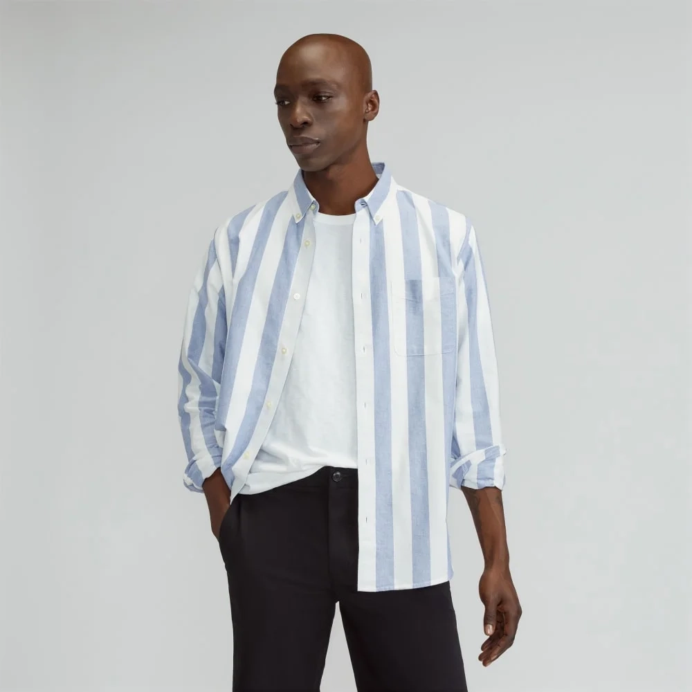 The Classic Oxford Shirt | Mazarine Blue / Bone | Standard