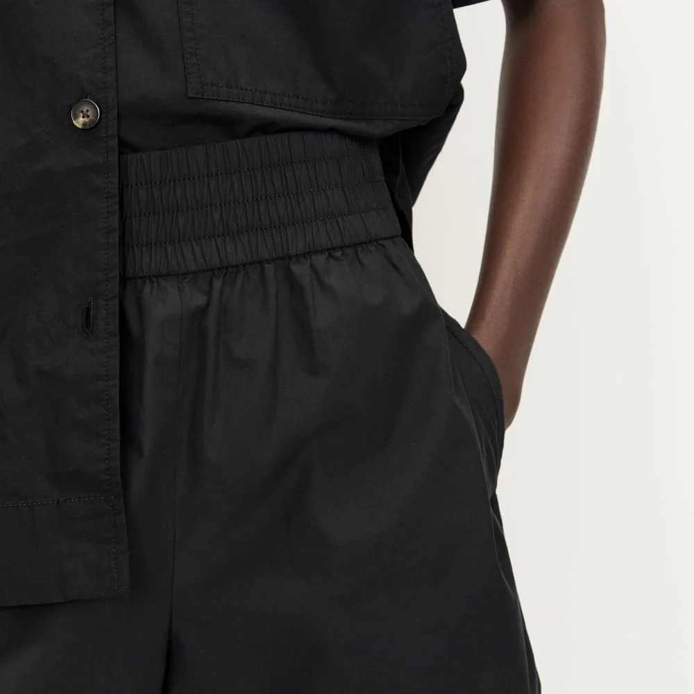 The Poplin Boxer Short | Black (3)