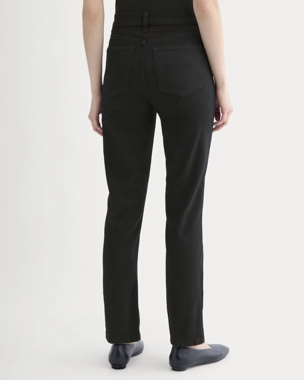 High-Rise Cigarette Jean | Black (4)