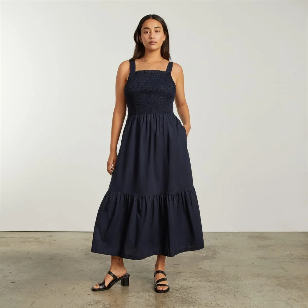The Smock Dress | Deep Navy (4)