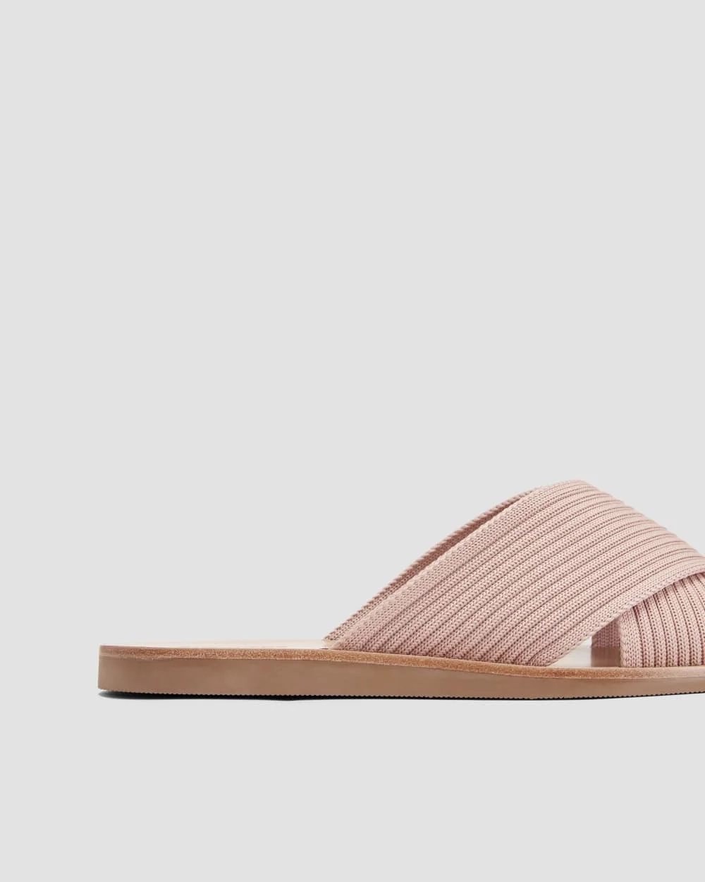 The Day Crossover Sandal | Pale Pink (5)