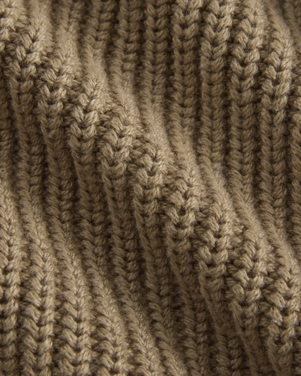 The Boxy Cardigan in Everyday Cotton | Dark Heathered Camel (2)
