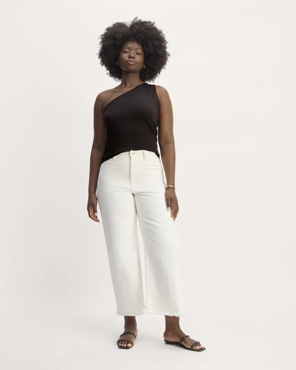 The Form One-Shoulder Tank | Black (5)