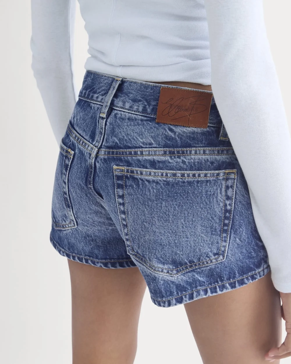Everlane x Elena Bonvicini Pacific Short | Blue Bird Indigo (6)